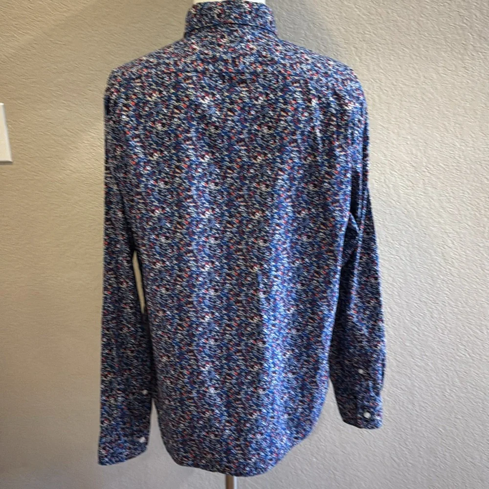 J.‎ Crew Multicolor Floral Men's Shirt size large slim
